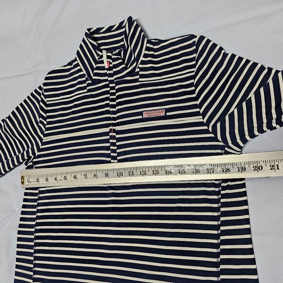 Vineyard Vines Dreamcloth® The Shep Shirt Top Blouse Women Size M Striped - Picture 8 of 14